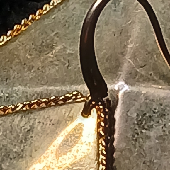 Antique Etruscan Style Gold-Toned Square Earrings Renaissance Handmade Artisan - Picture 3 of 9